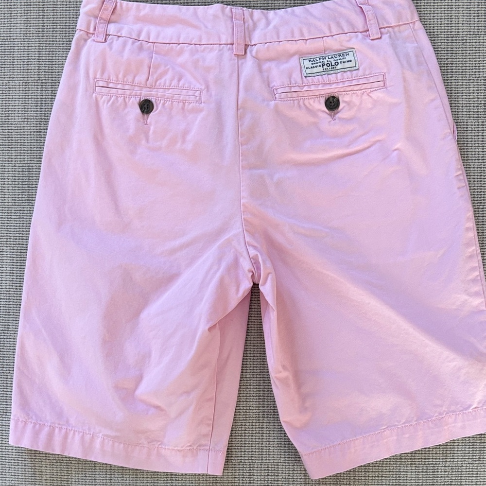 Polo by Ralph Lauren Light Pink Boy’s Breaker Shorts Sz 14